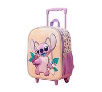 mybagstory | Angel Wheeled Bag | Ideal Nursery | Beige and Purple 32x14x27cm