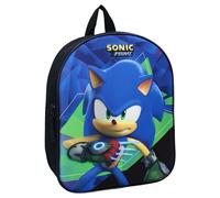 mybagstory - Backpack - 3D - Sonic - Black - Child - School - Kindergarten - Nursery - Primary - School Bag - Boys - Size 32 cm - Adjustable Straps - Gift Idea, Black, 32 cm