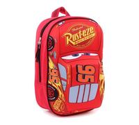 mybagstory - Backpack - Cars - Disney - Child - School - Primary - Kindergarten - School Bag - Size 31 cm - Adjustable Straps - Gift Idea, Red, 31 cm