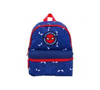 mybagstory - Backpack for boys spiderman blue - child - school - kindergarten - daycare - nursery - school bag boy - size 28 cm - adjustable straps - gift idea, Spiderman - Blue, Enfant