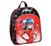 mybagstory - Backpack - Miraculous - Child - School - Primary - Kindergarten - Nursery - Nursery - Girls' School Bag - Size 30 cm - Adjustable Straps, Red, Small