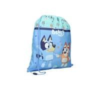 MyBagStory Bluey Swimming Pool Bag for Boys, Blue, School - Kindergarten - Primary - Size 44 cm - Adjustable Straps - Rope - Gift Idea, Bluey - Blue, Child