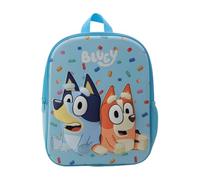 mybagstory Children's Backpack 3D Effect Bluey Blue Kindergarten with Sound
