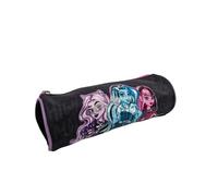 mybagstory - Monster High School Pencil Case - 1 Compartment Children's Pencil Case - 21.5 x 7.3 x 7.3 cm - Zip Closure - Official Product, Monster High - Black, Enfant, Classic