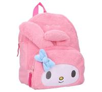 mybagstory | My Melody Fluffy Festival Children's Backpack | Pink Faux Fur Plush | Sanrio Kawaii Kindergarten School Bag | Gift Idea for Girls from 3 Years | 26 cm