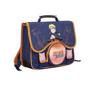 mybagstory - Naruto School Bag - Boy 38x34x16 cm - 2 compartments + round pocket - Flap closure - Primary school bag - Official product