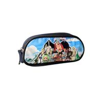 mybagstory - One Piece School Pencil Case - Double Compartment - 22.5 x 9.5 x 7.3 cm - Zip Closure - Boys Primary School Pencil Case - Official Manga Anime Product