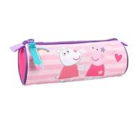 mybagstory - Pencil case - Peppa Pig - child - school - primary - kindergarten - nursery - nursery - girl's pencil case - size 21 cm, Pink, pencil case