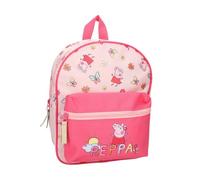 mybagstory - Peppa Pig - Children's Bag 30 x 25 x 11 cm - Nursery Backpack with 1 Zipped Compartment and Front Pocket - Colourful School Bag for Nursery, School, Outings