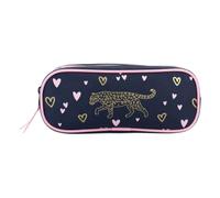 mybagstory | Rectangular Pencil Case | Milky Kiss | Blue Pink 22cm | Size: 8 x 9 x 22 cm. Ideal for storing all your supplies with a beautiful blue and pink design