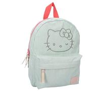 mybagstory Sanrio Hello Kitty Have a Nice Day Backpack Green | School Bag for Children from 5 Years | Dimensions 31 x 23 x 8 cm | Official Gift Idea Durable Polyester
