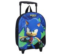 mybagstory Sonic Backpack - Black, Wheeled, Adjustable Straps - School, Kindergarten, Nursery, Primary - Gift Idea