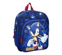 mybagstory | Sonic Backpack for Children Boys | Blue School Bag | Still Unstoppable Collection | Ideal Kindergarten and Primary School | Dimensions 30 x 25 x 11 cm | Adjustable and Comfortable Straps