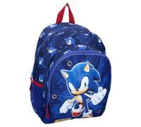 mybagstory | Sonic Still Unstoppable Children's Backpack | Blue School Bag for Boys from 5 Years | Ideal for Primary, Kindergarten and Leisure | Dimensions 35 x 27 x 18 cm
