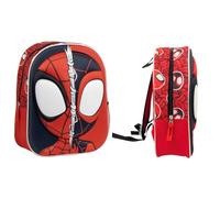 mybagstory - Spidey 3D backpack - Children's 31 x 25 x 10 cm - Embossed effect - 1 zipped compartment + mesh pocket - Adjustable shoulder straps - Nursery bag or going out