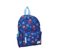 MyBagStory - Spidey Backpack for Boys - Blue - School, Kindergarten, Daycare - Adjustable Straps - 31cm