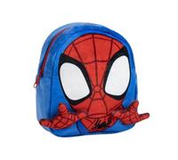 mybagstory - Spidey Plush Backpack - Child 25 x 20 x 8 cm - Ultra Soft - 1 Zipped Compartment - Mini Bag for Nursery, Kindergarten, Outings or Superhero Gift