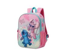 mybagstory | Stitch Backpack | 3D Design | 33x11x26cm | Love collection in pink and blue tones. Ideal format for kindergarten with a stunning 3D embossed effect of the famous hero.