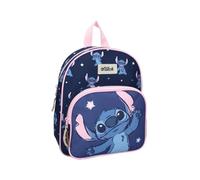 MyBagStory - Stitch backpack for girls - Blue - School - Nursery - Size 29 cm - Adjustable straps - Gift idea