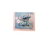 mybagstory - Stitch - Children's Coin Purse 10 x 13 x 1 cm - Girl's Wallet with Velcro Closure - Small Lightweight for Coins and Notes - Practical Stitch Accessory
