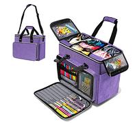 MYBAGZING Knitting & Crochet Bag, Large Yarn Storage Organizer