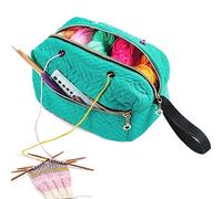 MYBAGZING Small Crochet Bag Organizer - Yarn Storage Organizer - Holder for Crochet Accessories, Knitting Needles, Crochet Hooks