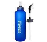 MyBand Atacama Ultra Hydration Soft Flask - Running Water Bottle - 750ml/25oz Capacity - Leak Proof Collapsible Bottles - Food Grade TPU Material - Wide Cap Opening & Straw Cleaner