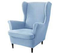 MYBMPFRHO Chair Slipcovers Stretch Spandex Wing Back Chair Covers Sofa Slipcover Printing Wingback Armchair Slipcovers Furniture(#5)