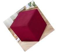 MYBMPFRHO Square Ottoman Cover, Stretch Jacquard Footstool Covers, Dustproof Anti-Slip Pouffe Protector with Elastic Bottom for Square, Cube and Rectangle Ottoman(A2,35X35CM)