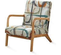 MYBMPFRHO Stretch Arm Chair Covers -Mid-Century Modern Chair Cover,Stretch Accent Chair Slipcovers with Arms,Printed Reading Armchair Covers Washable for Living Room(B)