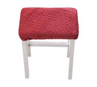 MYBMPFRHO Velvet Ottoman Footstool Cover Saddle Seat Cover Slipcover for Square Rectangle Small Large Stretch Fit Bar Footrest Foot Stool Protector Covers with Elastic Bottom Rectangular(H,1PCS)
