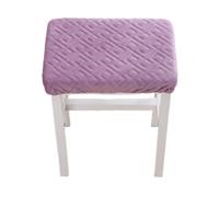 MYBMPFRHO Velvet Ottoman Footstool Cover Saddle Seat Cover Slipcover for Square Rectangle Small Large Stretch Fit Bar Footrest Foot Stool Protector Covers with Elastic Bottom Rectangular(K,1PCS)