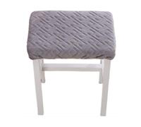 MYBMPFRHO Velvet Ottoman Footstool Cover Saddle Seat Cover Slipcover for Square Rectangle Small Large Stretch Fit Bar Footrest Foot Stool Protector Covers with Elastic Bottom Rectangular(L,2PCS)