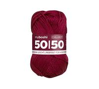 myboshi crochet and knitting yarn | model: 50/50 | with merino wool wool mix | 934 chilli red
