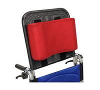 Mybow Wheelchair Headrest Neck Support Head Pillow Portable for Adults Travel Wheelchair Lightweight Padding Backrest Back Cushion Extension Headrest for Wheelchair Accessories (Red)