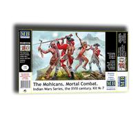MyBrand11 Model Kit - The Mohicans. Mortal Combat. Indian Wars Series, The XVIII Century. Kit No 7, Grey, Small, Unpainted, Unassembled, Adult, 1:35 Scale, Historical-Figure Model Kit
