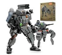MyBuild Armed Forces Alpha Fire Support 6021 Tactical Mech Heavy Duty Support Missile Capsule and Combat Drone Dynamic Robot Building Kit from 14 Years