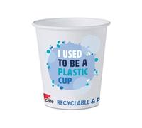 MyCafe Eco Design Paper Cup 7oz Blue (Pack of 100) MYC10111
