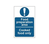 MyCafe Food Prep Area Cooked Food Self Adhesive Vnl 100x150 MYC10671