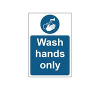 MyCafe Wash Hands Sign Self Adhesive Vnl 200x300 MYC10691