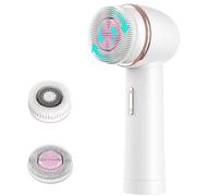 MYCARBON Face Brush IPX7 Waterproof Electric Facial Cleansing Brush Device Beauty Skin Machine for Deep Cleaning/Gentle Exfoliating/Massaging/Tighten Skin(White)