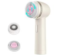 MYCARBON Face Brush IPX7 Waterproof Electric Facial Cleansing Brush Device Beauty Skin Machine for Deep Cleaning/Gentle Exfoliating/Massaging/Tighten Skin(Beige)