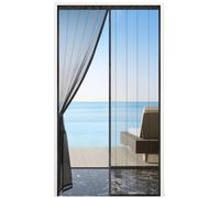 MYCARBON Fly Screens Doors Nets Patio Curtain Insect Mesh for Keeping Out Flies & Bug, Flyscreen French Doors, Mosquito Magnetic Fly Doors, Widened Tape, Stronger Magnetism
