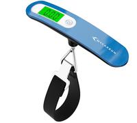 MYCARBON Luggage Scale Portable Digital Weight Scale for Travel Suitcase with Tare Function 110 Lb/ 50Kg Capacity (Blue)