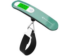 MYCARBON Luggage Scale Portable Digital Weight Scale for Travel Suitcase with Tare Function 110 Lb/ 50Kg Capacity (Green)