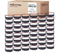 MYCARTRIDGE Compatible Ribbon Cartridge Replacement ERC30 ERC-30 ERC 30 34 38 B/R for use in ERC38 NK506 (Black Red, 48 Pack)