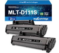 myCartridge Compatible with Samsung MLT-D111S MLT D111S D111L Toner Cartridge for Samsung Xpress M2070 M2070W M2070FW M2078W M2026 W M2020 W M2022 W Toner Cartridge (2 Black)