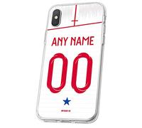 MYCASEFC PHONE CASE ENGLAND NATIONAL TEAM iPhone XR FOOTBALL CUSTOMIZABLE TPU SILICONE NAME AND NUMBER