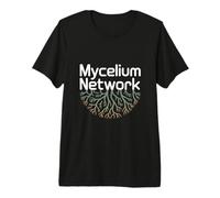 Mycelium Network Fungi Roots Nature Connection Premium T-Shirt