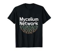 Mycelium Network Fungi Roots Nature Connection T-Shirt